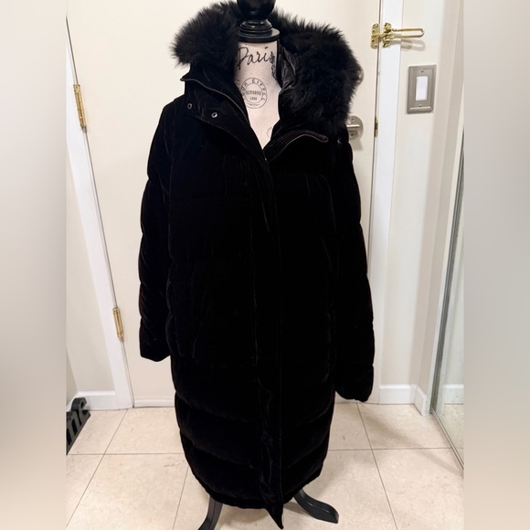 Massimo Dutti Dark Brown Puffer Jacket - Picture 2 of 11